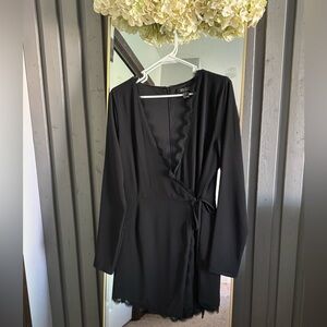 Forever 21 Black Lace Detail Dress